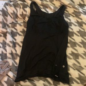 Lululemon workout tank with drawstring bottom